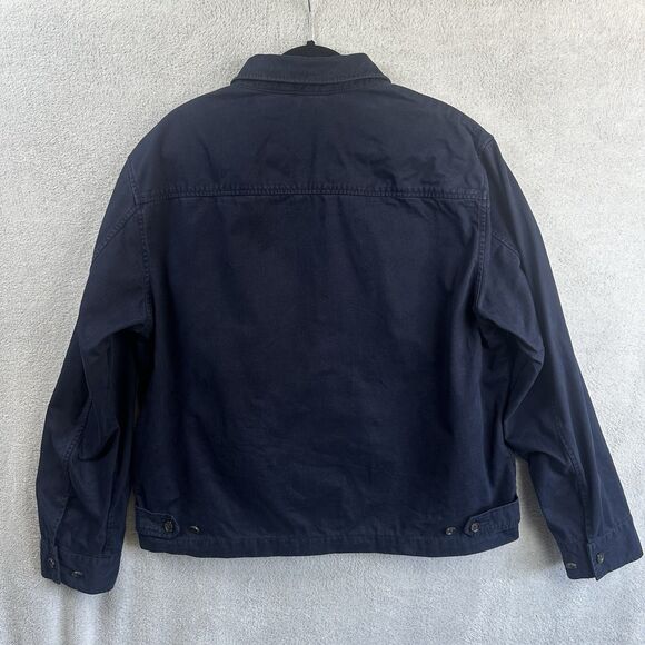 Polo Ralph Lauren Bi Swing Blue Canvas Jacket Mens XL Red Pony Retro Preppy - Picture 3 of 11